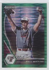 2021 Panini Prizm Draft Picks Green Pulsar Prizm Matt Mikulski #PDP50 0nr3