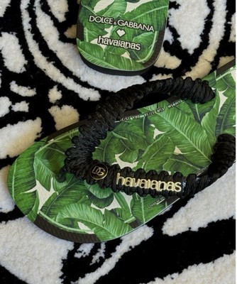 W9/10 - EUR 41/42 Dolce&Gabbana x Havaianas Top Banano Sandals