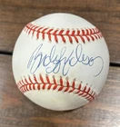 Brady Anderson Signed Rawlings Official AL Baseball Beckett Authentic Orioles