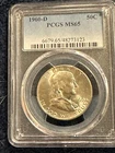 1960 D  Silver  Franklin Half Dollar, PCGS MS65  **PREMIUM QUALITY**