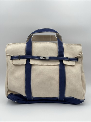 #ad Sunwin Large Madaket Classic Tote Bag Pacific Blue $90.00