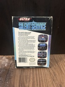 Silent Service (Nintendo Entertainment System, 1989) NES With Box Tested