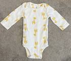 Aden + Anais Long Sleeve Giraffes One-Piece Sleeper Bodysuit Size 6-9 Months — photo 1
