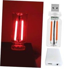 Gothic Retro Car Lamps Accessories, Battery  USB Operated Auto 1 Pack Red