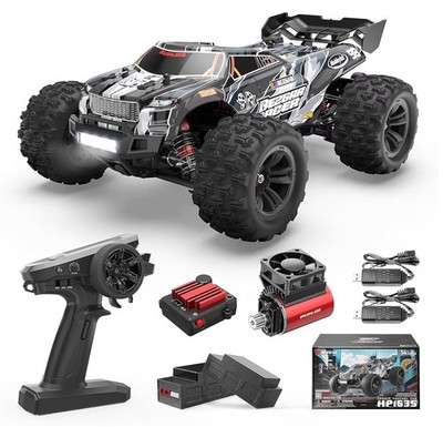 BEZGAR HP163S Fast RC Cars for Adults MAX 68KPH | 1/16 Scale Brushless RC Tru...