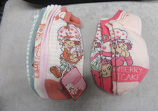 8 PAIRS OF WOMENS STRAWBERRY SHORTCAKE NO SHOW SOCKS SIZE 4-10 5 PK 3 PK