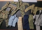 G I Joe Uniform  Vintage Hasbro. 12 Pcs