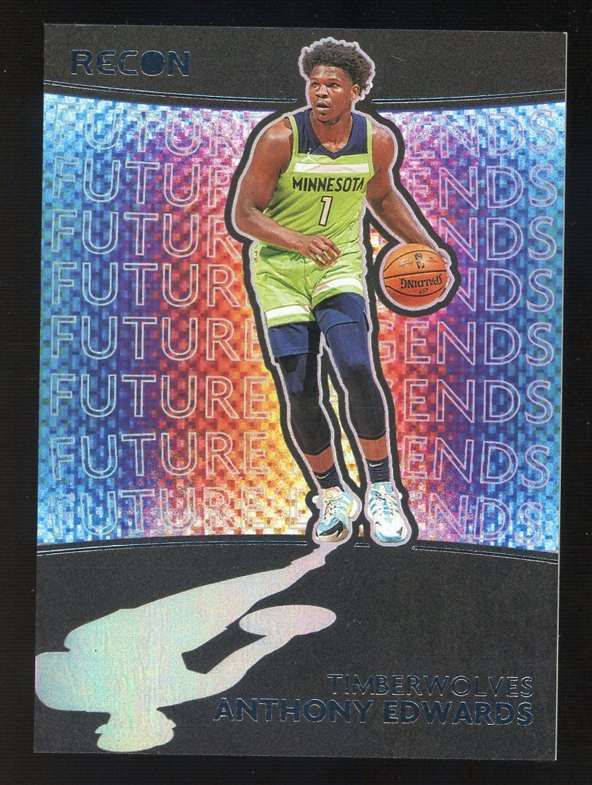 2020-21 Panini Recon Future Legends #1 Anthony Edwards Timberwolves RC Rookie