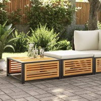 GartenmöBel Lounge Set Sitzgruppe Sofa Tisch Hocker Massivholz Akazie Vidaxl