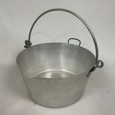 Large Swan Brand 14" Aluminium Maslin Jam Marmalade Preserving Pan Cooking Pot