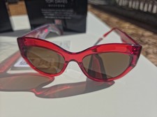 Tom Davies KATE Col 1718 Sonnenbrille Rot Tra...