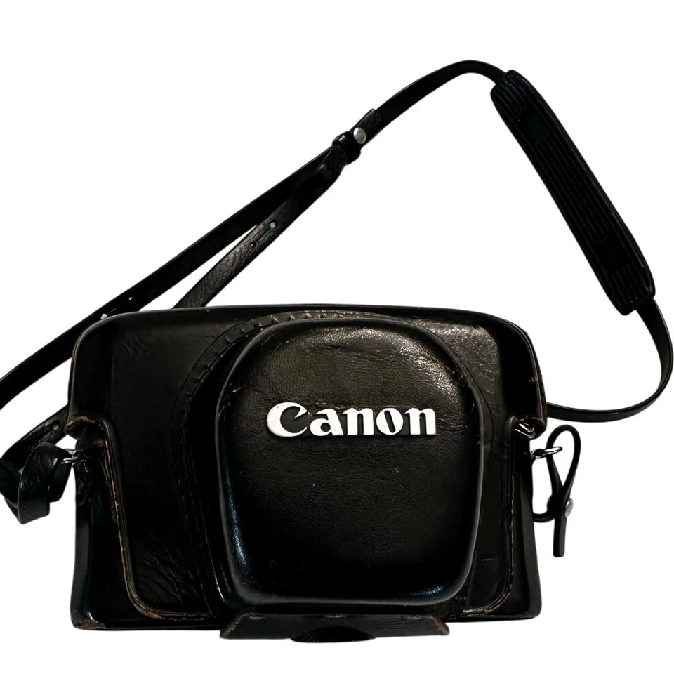 Cámara fotográfica Canon FT QL 35 mm SLR con lente Canon FD 50 mm F 1,8 + estuche y cubierta Foto 4 de 4