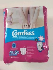 Comfees Toddler Toddler Training Pants Size 4T to 5T Over 38 lbs. CMF-G4 19 Ct
