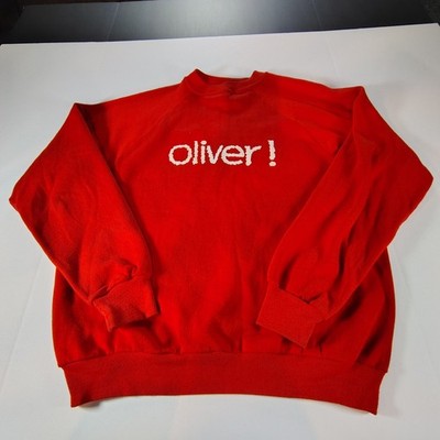 Vtg 80s Oliver! Sweatshirt Men's Sz XL Charles Dickens Oliver Twist
