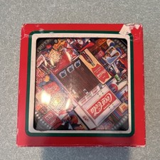 Ensemble sous-verre six pièces Coca-Cola édition collector thème soda original 1996