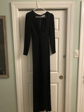 Reformation Gatsby Maxi Black Dress Size 2