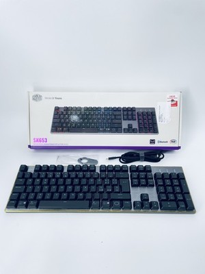 Cooler Master SK653 Kabellose mechanische Tastatur   Bluetooth/kabelgebundener H