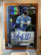 2025 Topps Chrome Logan Driscoll Rookie Orange Auto 03/25