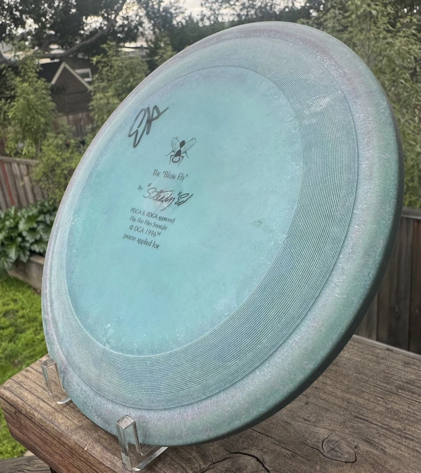RARE!  DGA 1996 Steady Ed The "BLOW FLY" Disc Golf SIGNED BY STEADY ED HEADRICK - Image 4 of 4
