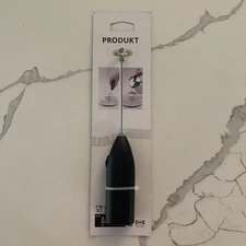 IKEA PRODUKT Cordless Milk Frother Handheld Coffee Cappuccino Espresso Foamer