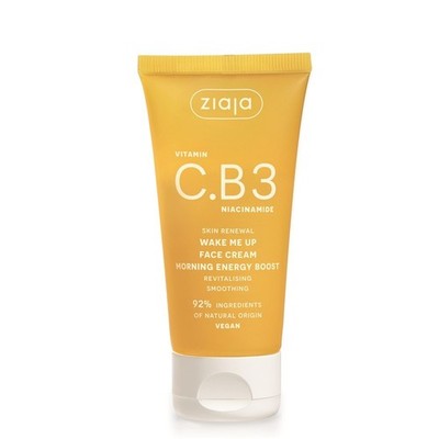 Wake Me Up Vitamin C.B3 Niacinamide day cream, 50 ml, Ziaja