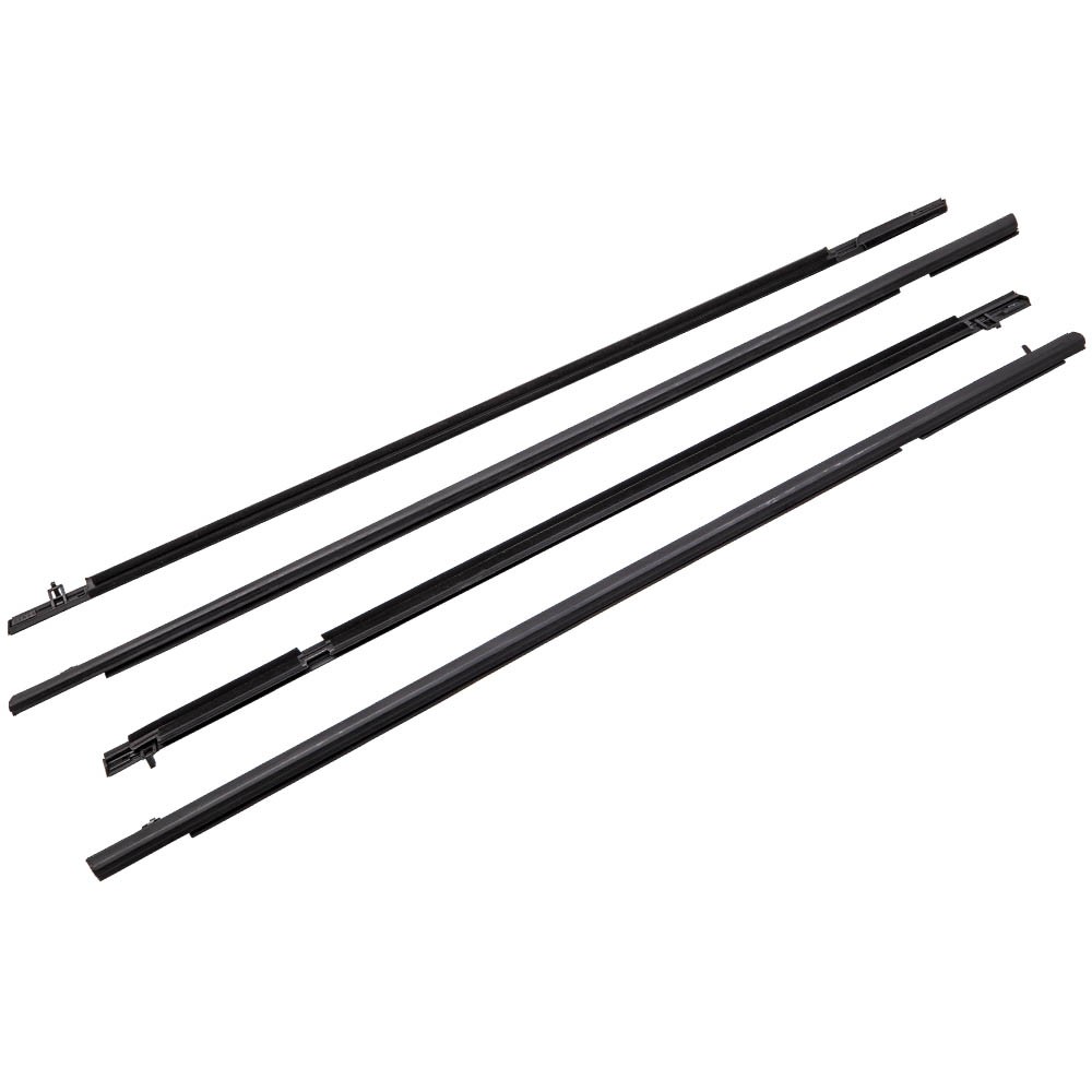4x Car Weatherstrip Window Moulding Trim Seal Belt For Honda Civic 4-door