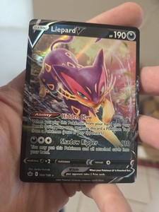 liepard v pokemon card value Liepard V 104/198 Chilling Reign NM Full Art Ultra Rare Pokemon Card