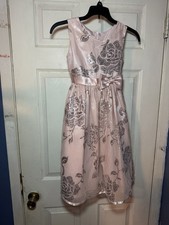Jayne Copeland Little Girls Special Occasion Easter Dress SZ 7 Pink