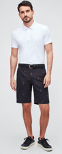 NWOT 10-inch Black Rose Highland Golf Shorts from Bonobos, Size 33