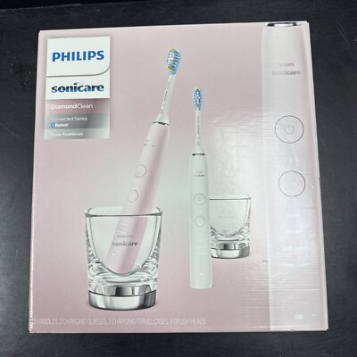 Philips Sonicare Toothbrush DiamondClean HX9914/72 White+Pink