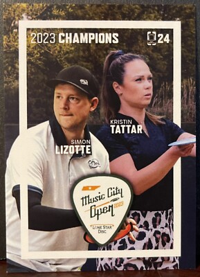 2024 DGPT 2023 Champions Kristin Tattar Simon Lizotte Music City Disc Golf C4