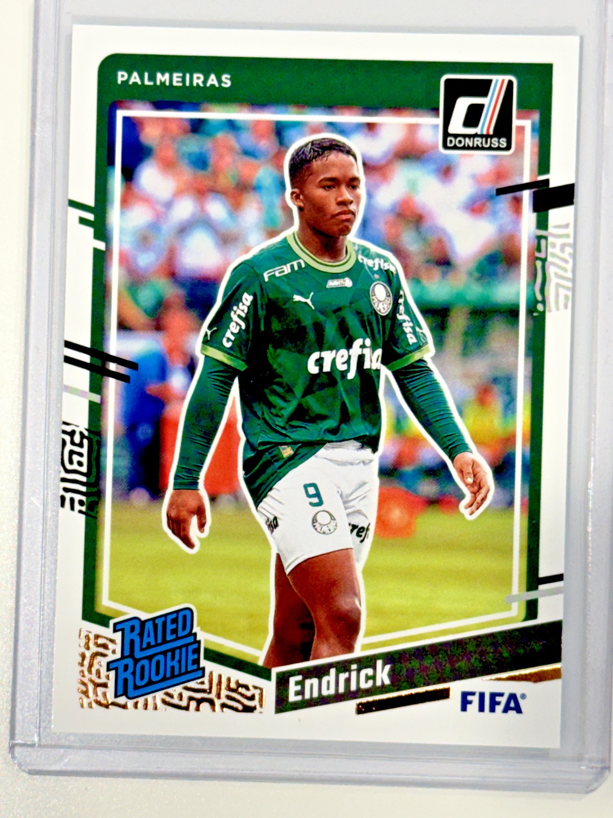 2023-2024 Panini Donruss Soccer Endrick Rated Rookie Base #176 Palmeiras RC