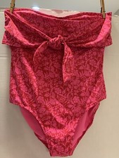 NWT Vineyard Vines XL Winter Garden Strapless one-piece bathing suit Swim 135