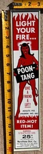 VINTAGE & Antique Condom Machine Decal from The 1920’s - 60’s - Poon Tang