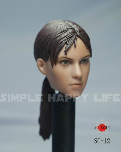 1/6 Jill head sculpt for 12" figure custom hot toys worldbox Phicen ❶USA❶ - Picture 2 of 4