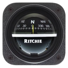 Ritchie Marine Boat Explorer Compass Bulkhead Vertical Mount Black 12V Lighted