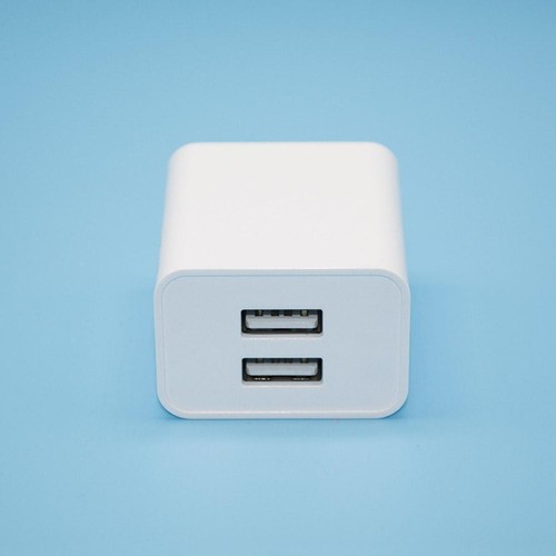 12W USB Wall Charger Dual Port 2.4A/5V USB Plug, Power Adapter Charging Q7X2 hot - Photo 8 sur 11