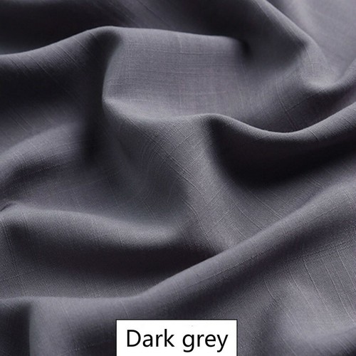 Linen Cotton Fabric Plain Solid Color for DIY Dress Clothes Upholstery Material - Picture 31 of 32