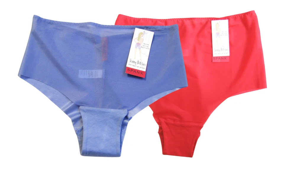 A12H SPANX NEW Women Sheer Shaper You Can Layer Skinny Britches Hipster Red Iris - Image 2 of 4