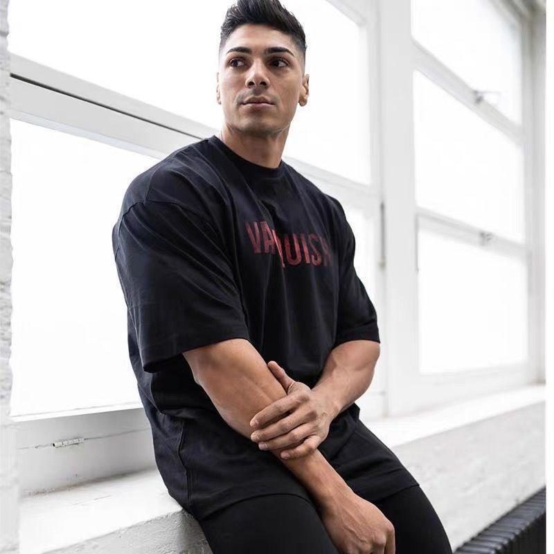 Men Vanquish Fitness Gym Street Top Oversize Shortsleeve T Men Vanquish Fitness Gym Street Top Oversize Shortsleeve T