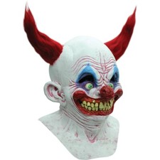 Ghoulish Productions Chingo the Clown Adult Latex Mask-neck Horror Halloween