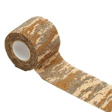 Desert Camouflage Adhesive-free Wrap Tape 2 in x 15 ft 1 Wrap by YOYZA