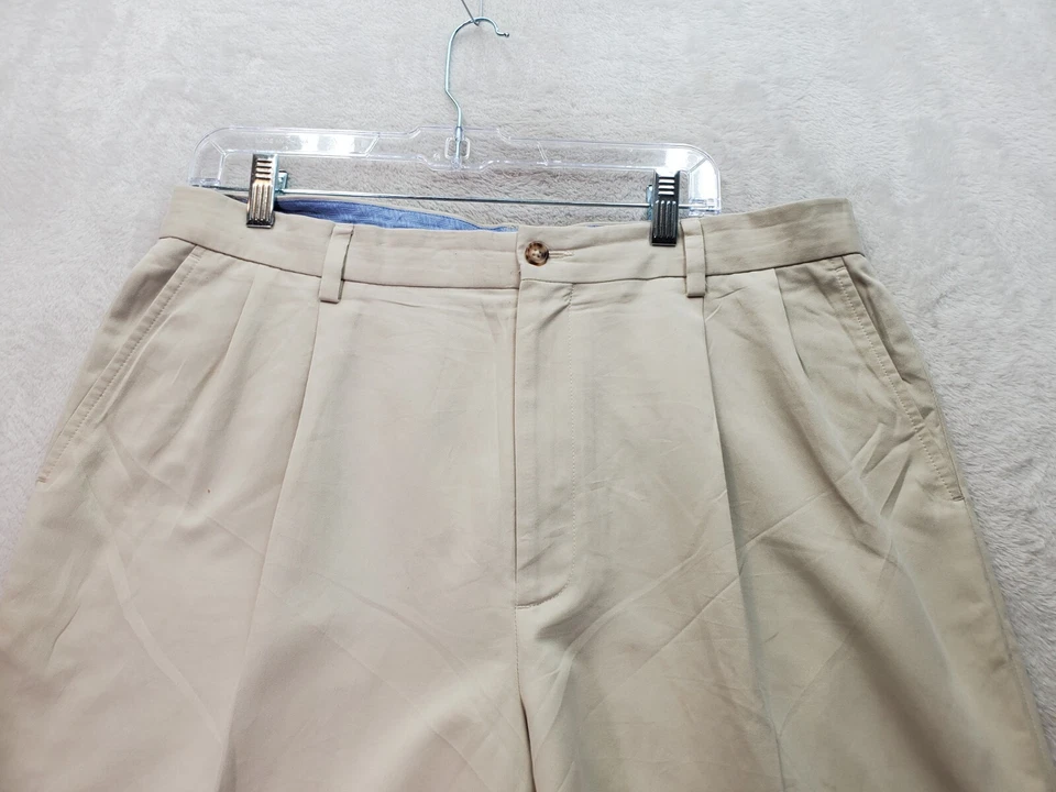 Pantalones Cortos Turnbury Para Hombre Talla 36 Tostados Europeos Bolsillos Cortados Plisados Frontales Lavado Claro Foto 4 de 4