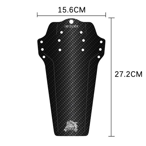 2x Carbon Mud Guard Fender Spritzschutz Mudguard Schutzblech MTB E-bike Fahrrad - Bild 5 von 18