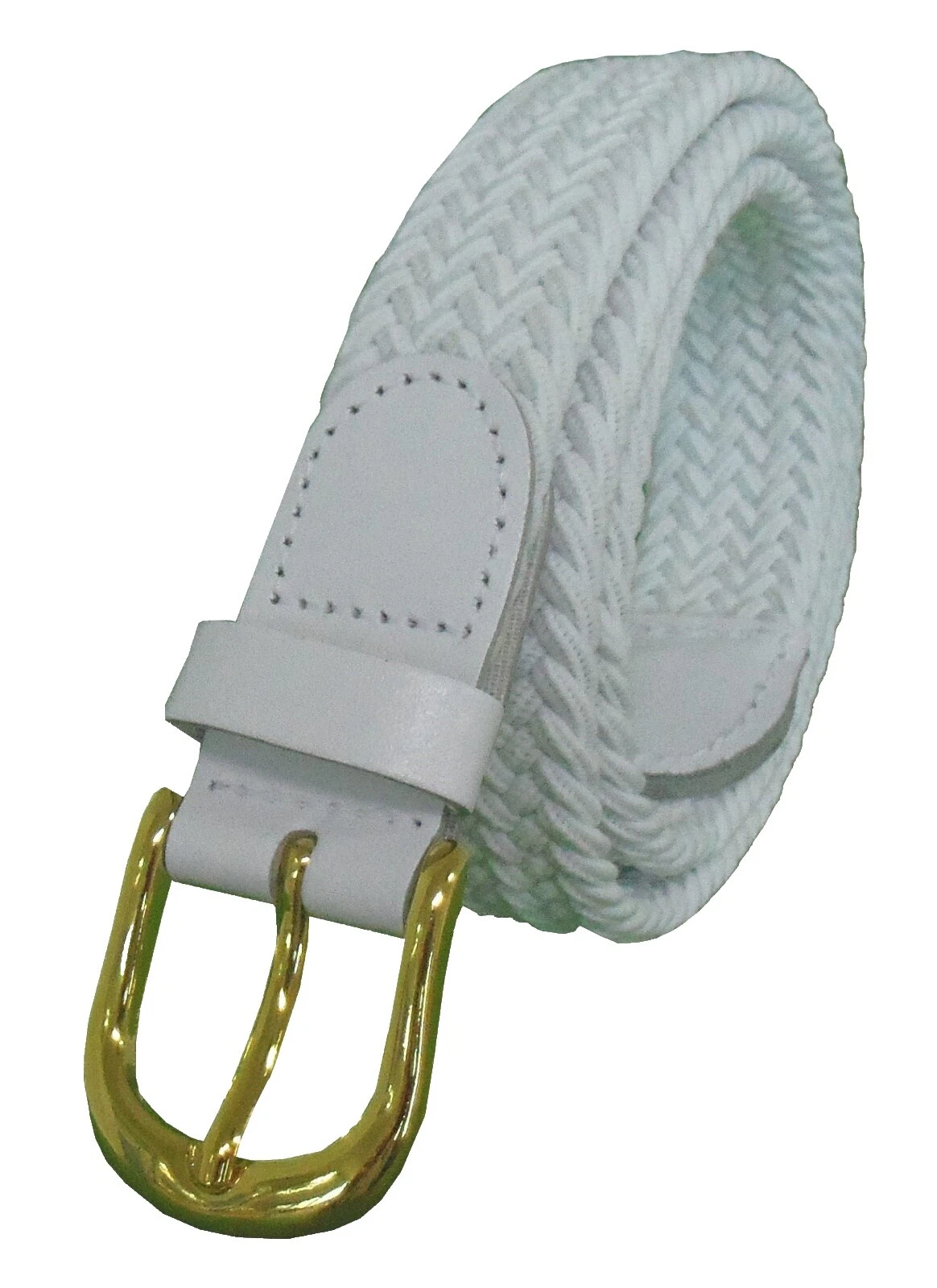Nylon White Solid Belts for Women