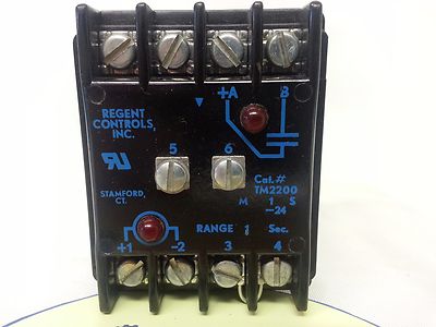  FREESHIPSAMEDAY REGENT CONTROLS TM2200 SOLID STATE TIMER TM2200M1S-24 