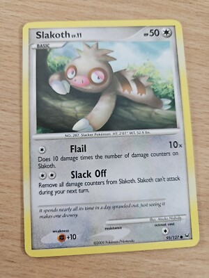 Pokemon Karte Slakoth 95/127 HP50 Basic LV11 Flail Slack Off