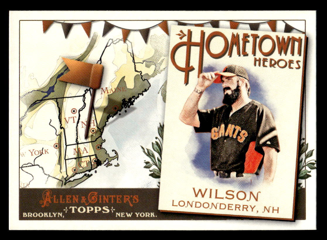 2011 Topps Allen & Ginter Brian Wilson #HH3 San Francisco Giants Baseball Card