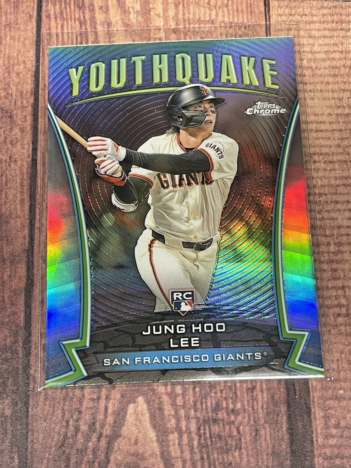 2024 Topps Chrome Update Series Jung Hoo Lee Youthquake Rookie Giants  #YQ-56