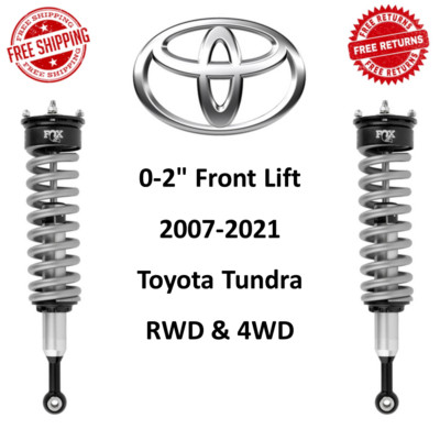 Fox Performance Series 2.0 Shocks Pair 0-2'' Front Lift for 07-21 Tundra RWD 4WD